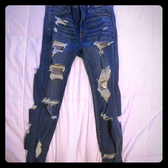 American Eagle Outfitters Pants - American Eagle Outfitters SUPER HIRISE